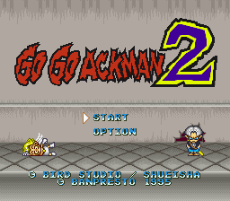 Go Go Ackman 2 Title Screen